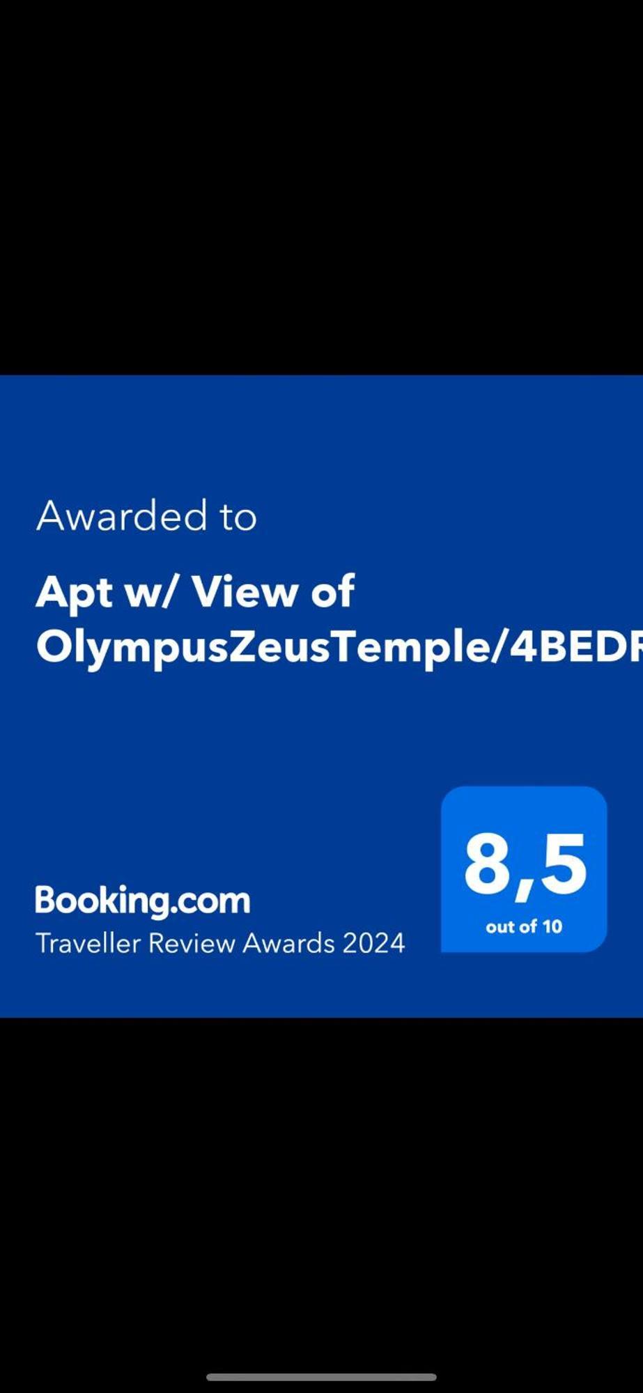 Apt W/ View Of Olympuszeustemple/4Bedr-3Bath-2Kitc Athens Exterior photo